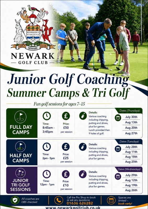 Junior Coaching Camps - final design Junior Coaching Camps - final design